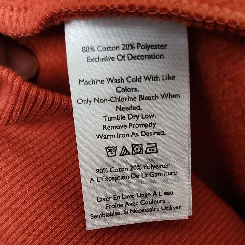 Eddie Bauer Men's Rust Crewneck Sweater NWT M Outdoor Casual Knit - Picture 4 of 7